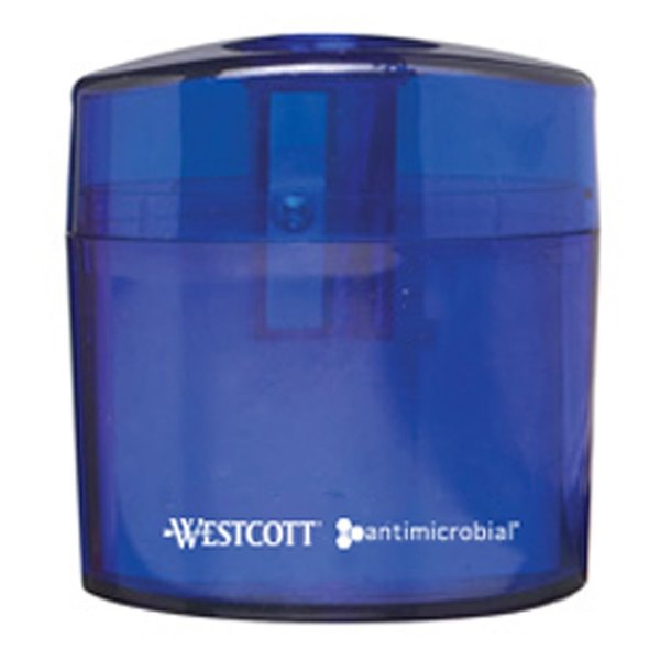 Pencil Sharpeners, Single Hole Translucent W/ Anti-Microbial