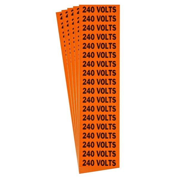 Conduit and Voltage Sign and Labels, PK5