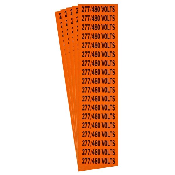 Conduit and Voltage Sign and Labels, PK5