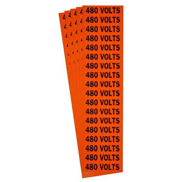 Conduit and Voltage Sign and Labels, PK5