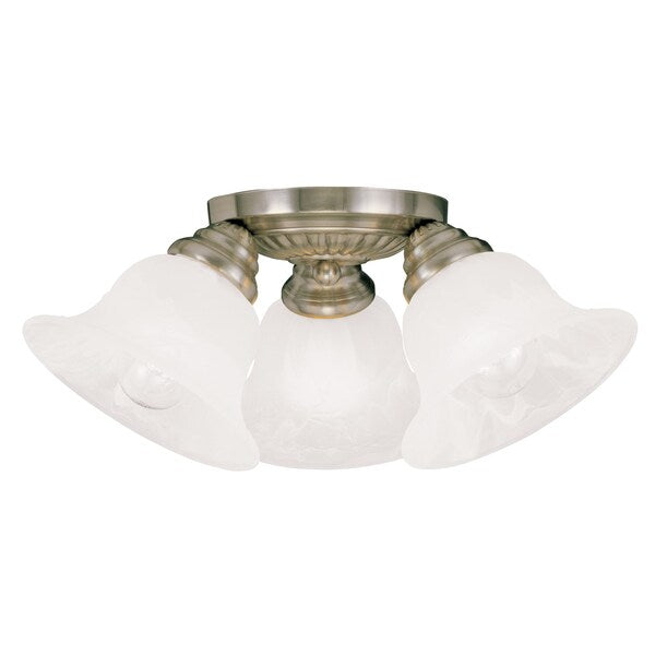 Edgemont 3 Light Antique Brass Ceiling Mount