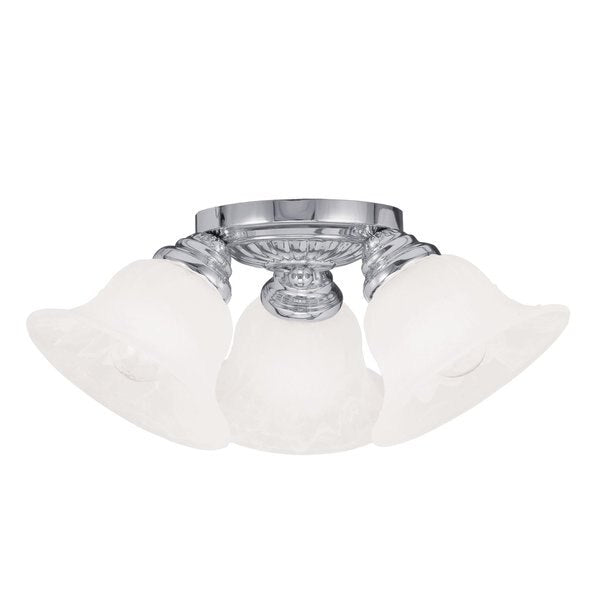 Edgemont 3 Light Polished Chrome Ceiling