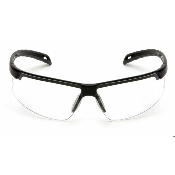 Safety Glasses, Wraparound Clear Polycarbonate Lens, Anti-Fog, Scratch-Resistant