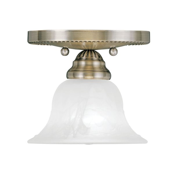 Edgemont 1 Light Antique Brass Ceiling Mount