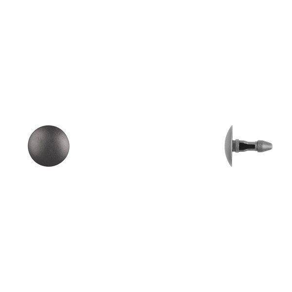 Blk Nyln Mldg Pin Retainers 3.5mm Hole 13.5mm Stem L PK15