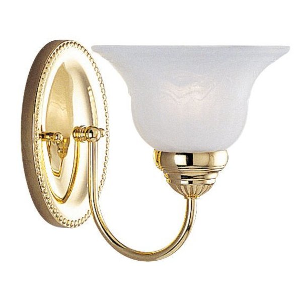 Edgemont 1 Light Polished Brass Bath Vanity