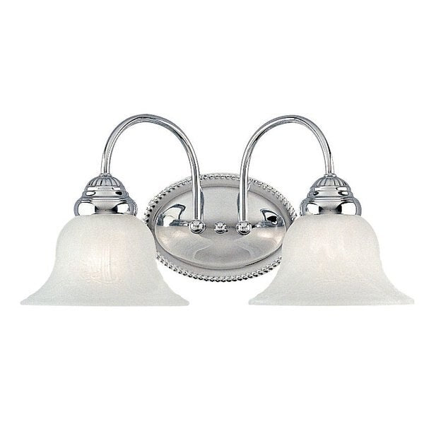 Edgemont 2 Light Polished Chrome Bath Vanity