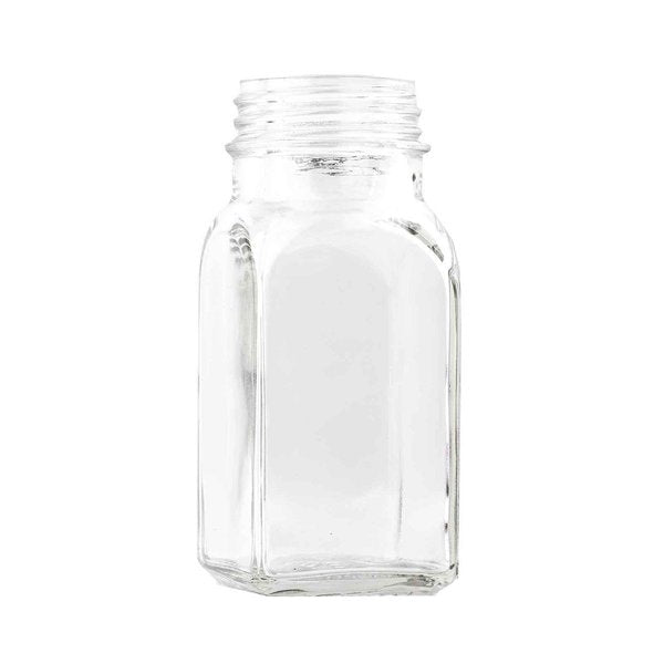 Sq Salt/Pepper Shaker W/SS Tops, 2OZ, PK12