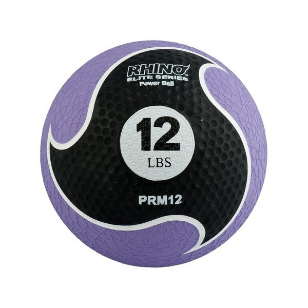 Rhino Elite Medicine Ball, 12lb, Purple
