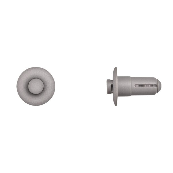 Gray Dash Push Type Retainers 9mm Hole 22mm Stem L PK25