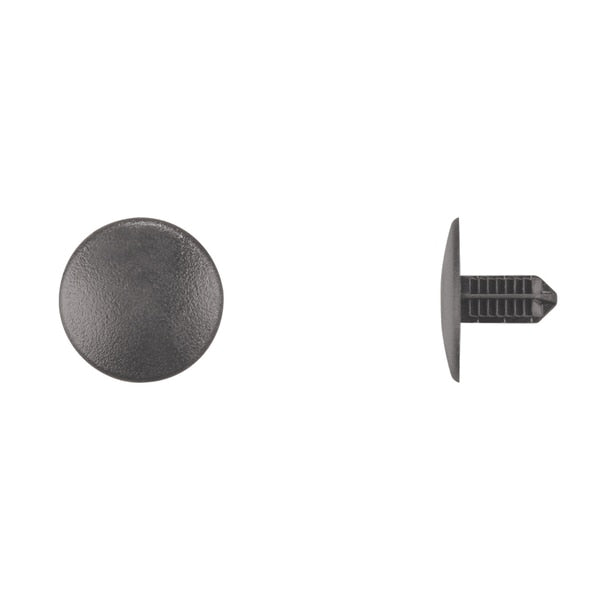Blk Hood Insulation Ret 8mm Hole 15mm Stem L PK50