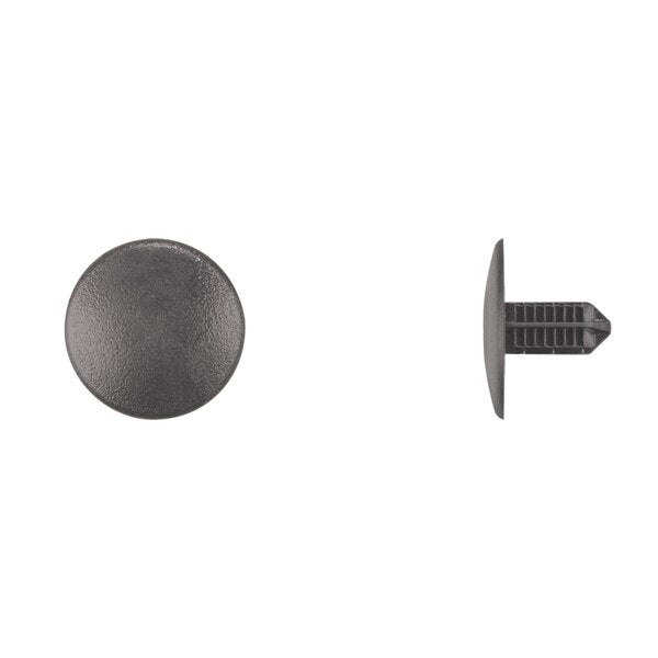 Blk Hood Insulation Ret 8mm Hole 15mm Stem L PK25