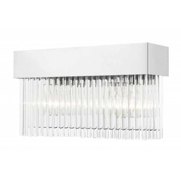Polished Chrome Sconce, 2 Light
