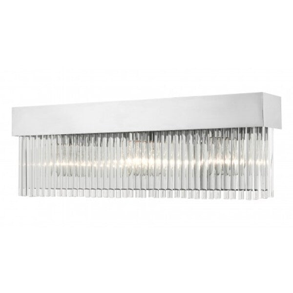 Polished Chrome Sconce, 3 Light