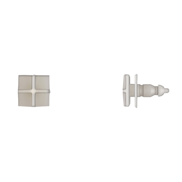 Ntrl Nyln Moulding Ret 5.5mm Hole 15mm Stem L PK10