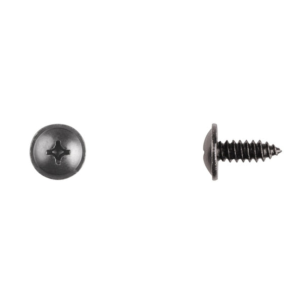 Blk Phil Truss Trim Screws 6.5-1.81X18mm 16mm Hd OD PK25
