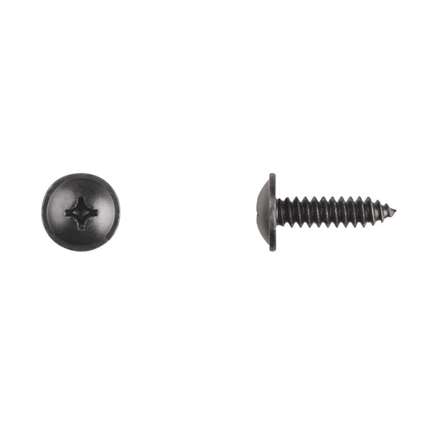 Blk Phil Truss Trim Screws 6.5-1.81X25mm 16mm Hd OD PK20