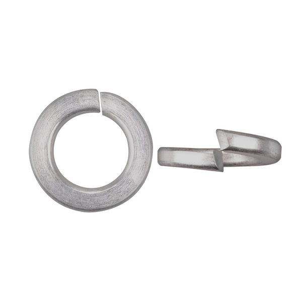 Split Lock Washer, Fits Bolt Size 5/8 in Bright Zinc Plated Finish