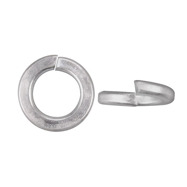 Split Lock Washer, Fits Bolt Size 7/8 in Bright Zinc Plated Finish