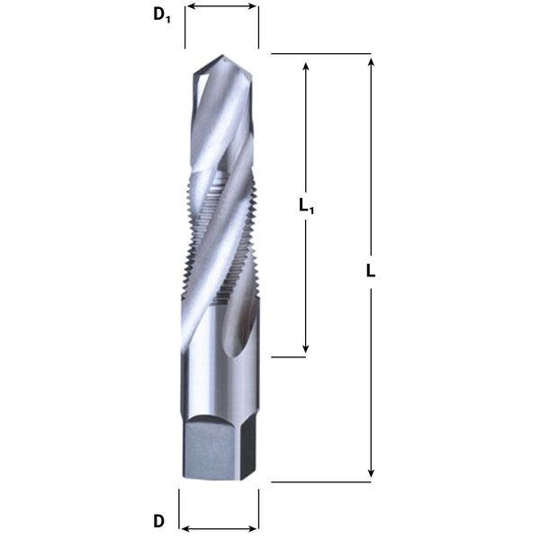 Drill/Tap, 1/2