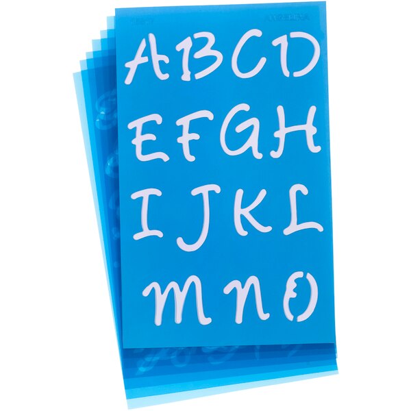 Stencils, Angelina Script 3/4