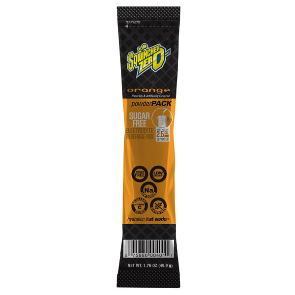Sports Drink Mix Powder 1.76 oz., Orange, PK8