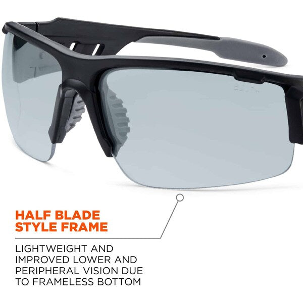 Safety Glasses, Traditional I/O PC Decenter Lens, Anti-Fog, Scratch-Resistant