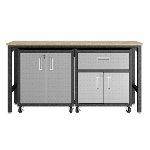 Fortress 3-Piece Mobile Steel Garage Cab