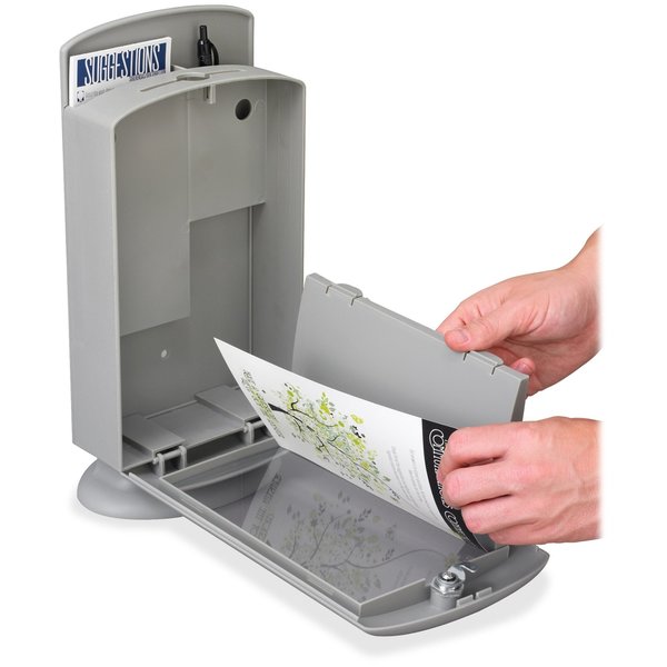Customizable Suggestion Box, Gray