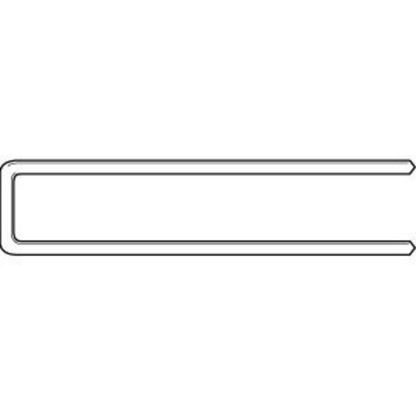 Staples, 15 ga, 2-1/2 in Leg L, Steel