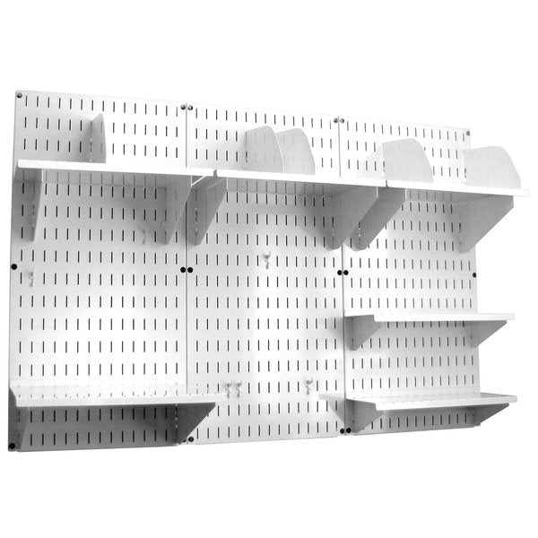 Office Wall Organizer System Unit, White/White