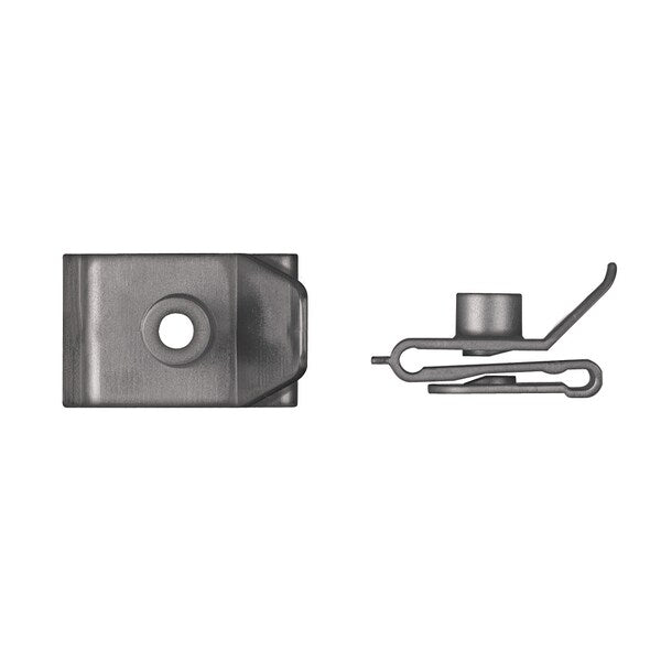 Blk Nyln U Nuts 10 Screw Size P/R Up to 1mm PK15