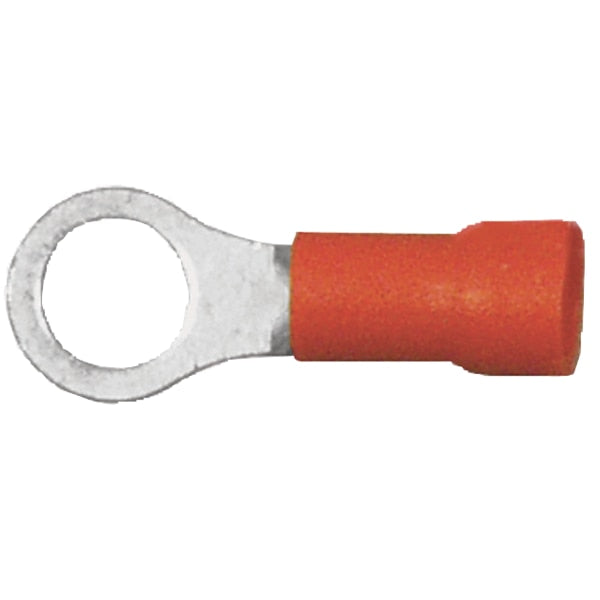 12-10 AWG PVC Ring Terminal 3/8