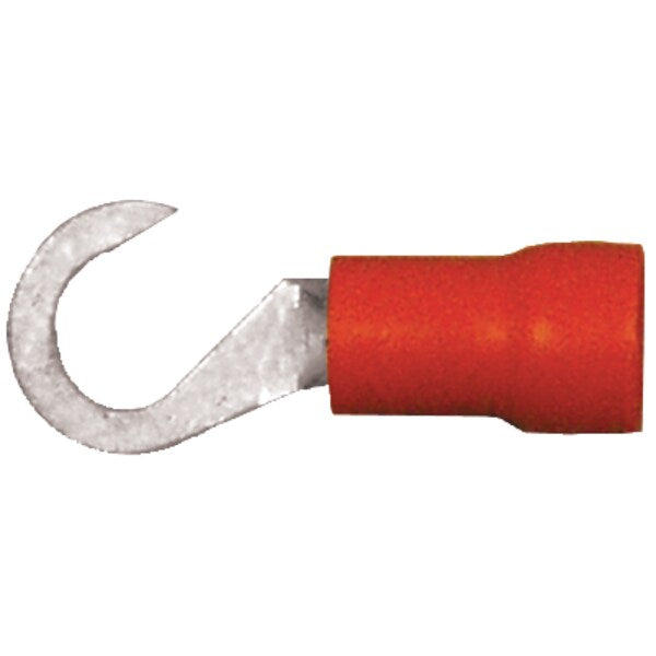 16-14 AWG PVC Hook Terminal #10 Stud PK100