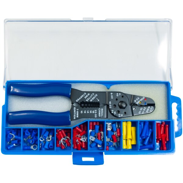 Pvc Solderless Terminal Kit, w/Tool
