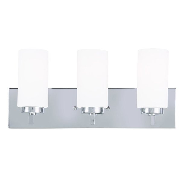 West Lake 3 Light Polished Chrome Bath V