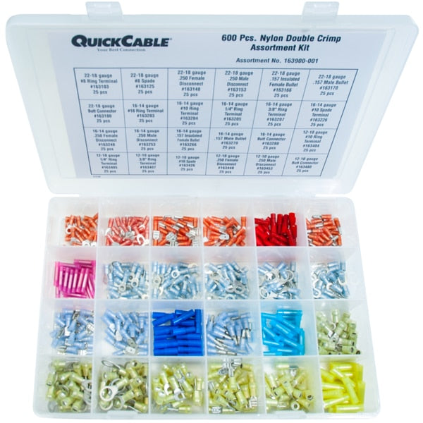 Nylon Wire Termination Kit 600 Piece