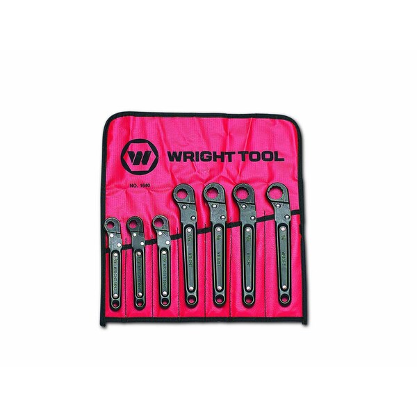 Ratcheting Flare Nut Wrench 7 Piece Set