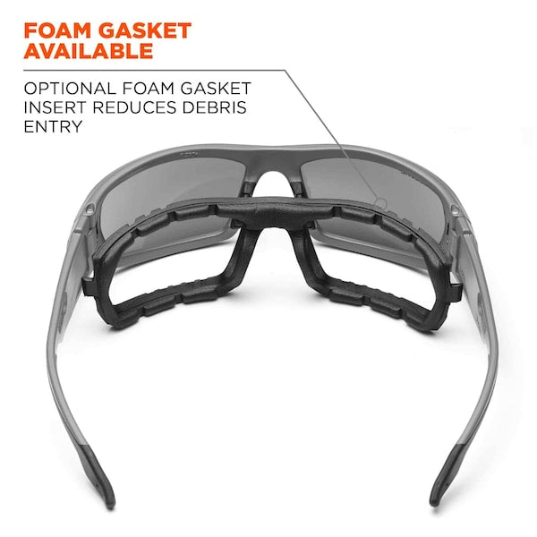 Safety Glasses, Traditional I/O PC Decenter Lens, Scratch-Resistant