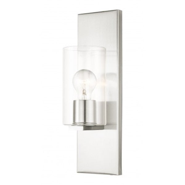Brushed Nickel Sconce, 1 Light