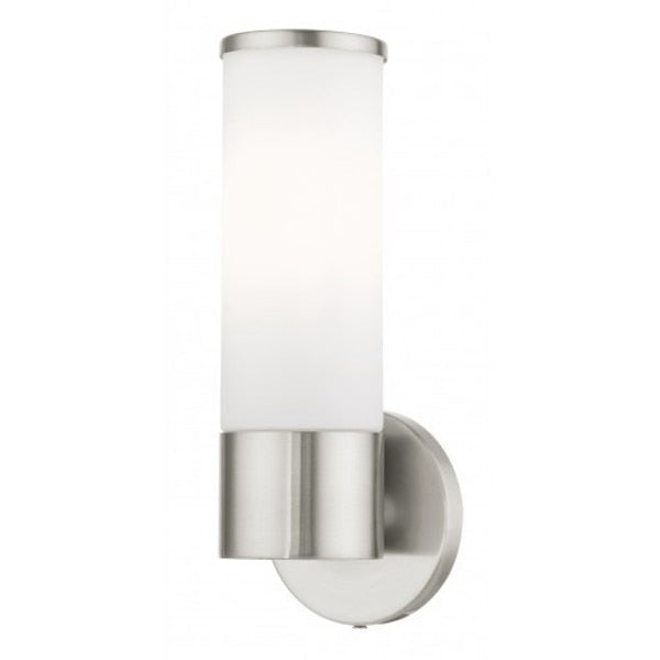 Brushed Nickel ADA Vanity Sconce, 1 Light