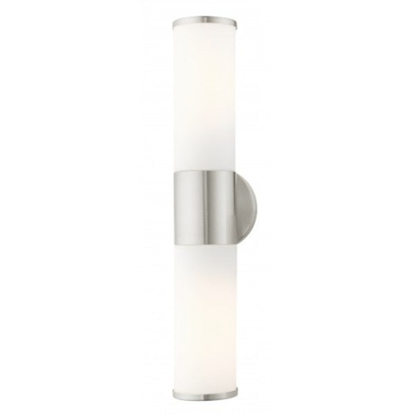 Brushed Nickel ADA Vanity Sconce, 2 Light