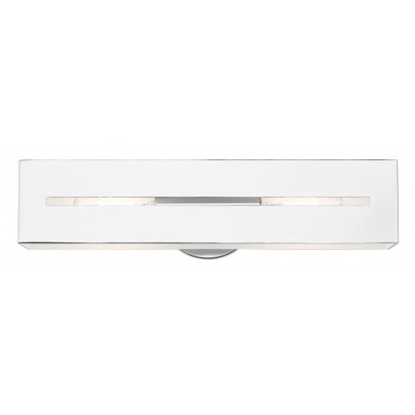 Polished Chrome ADA Vanity Sconce, 2 Ligh