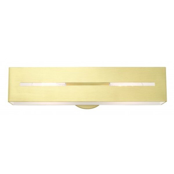 Satin Brass ADA Vanity Sconce, 2 Light