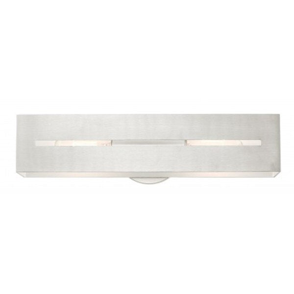 Brushed Nickel ADA Vanity Sconce, 2 Light
