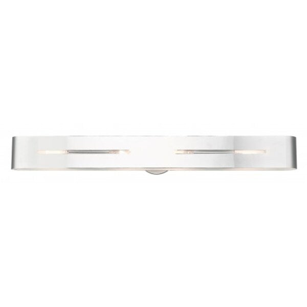 Polished Chrome ADA Vanity Sconce, 4 Ligh