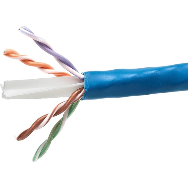 Data Cable, 1000 ft. L, Blue Jacket