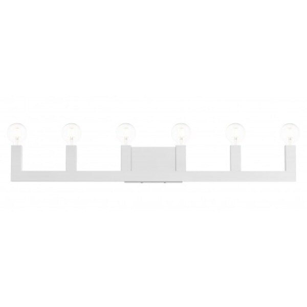Polished Chrome Vanity Sconce, 6 Light