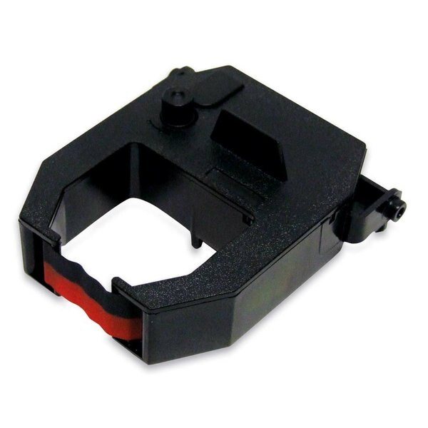 Time Clock Replacement Ribbon, Black/Red