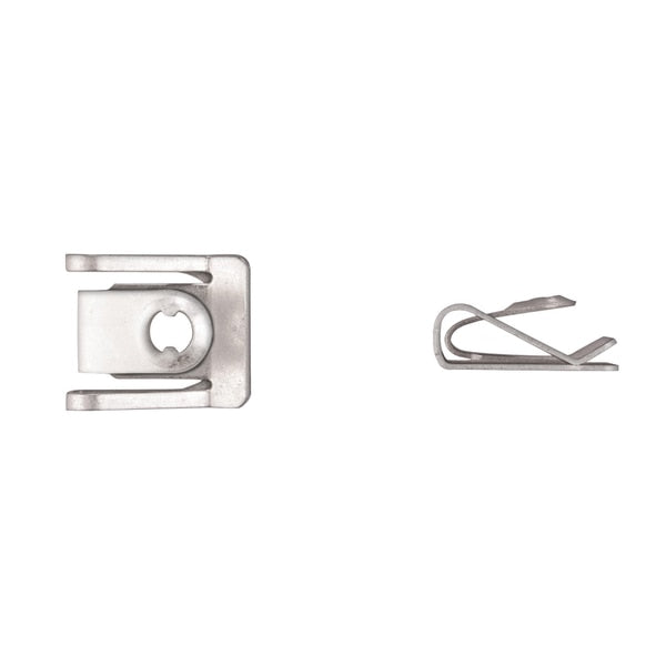Zinc Skid Plate U Nuts 4.5mm Stud Use W/#16991 PK10